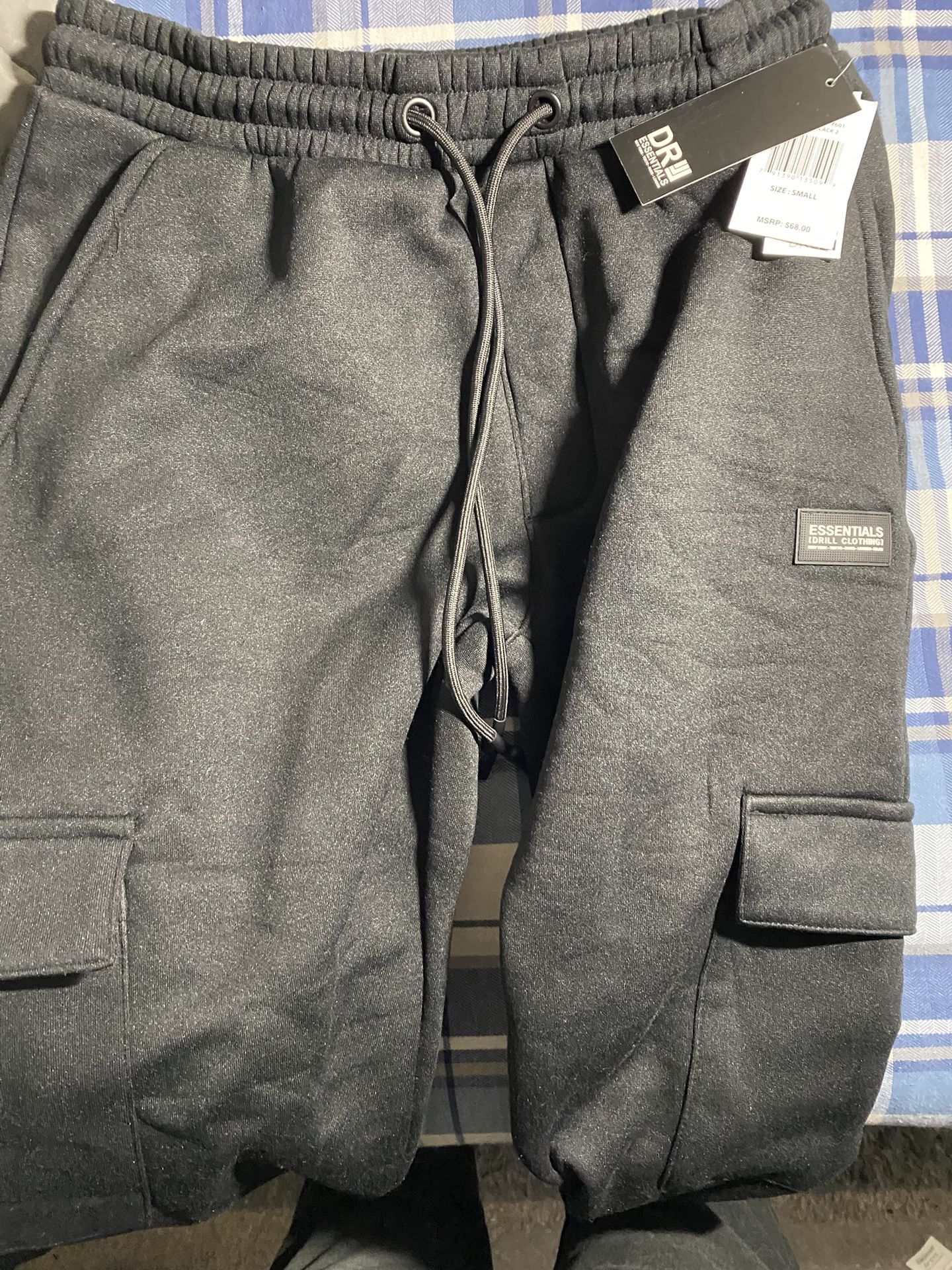 S essentials black sweatpants