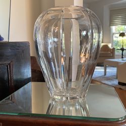 Beautiful HEAVY GLASS VASE
