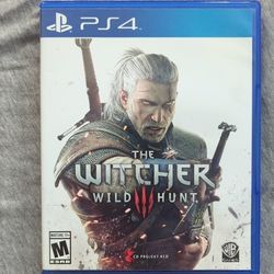 PS4 The Witcher Wild Hunt 