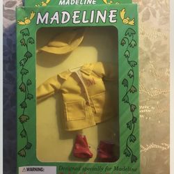 Madeline Doll Vintage Raincoat & Boots In Box 1997