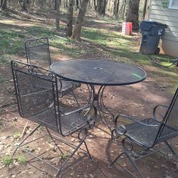Wrought Iron Patio Set