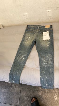Purple jeans