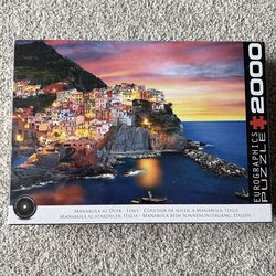 Puzzle : Manarola at Dusk, Italy 2000