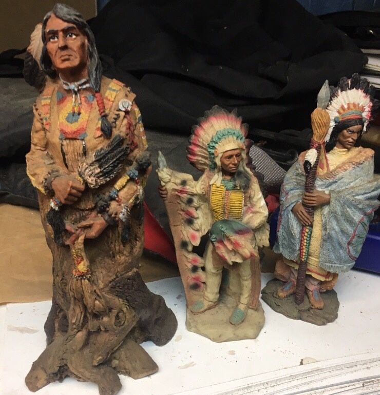 Old West Visions Limited Edition Native American Figurines