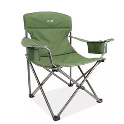 Camping Chair Large size 400lb capacity padded camp heavy duty by mossy oak for Uline