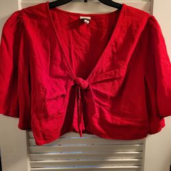 Cropped Womams Shirt Size XXL 