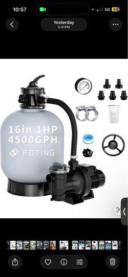 Sand filter pump
