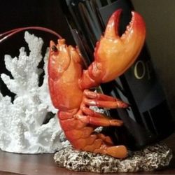 Brand New! Lobster Wine Holder- Nautical - Coastal | Winter Springs