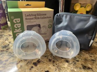 2 Haakaa Ladybug Silicone Milk Collector Like New