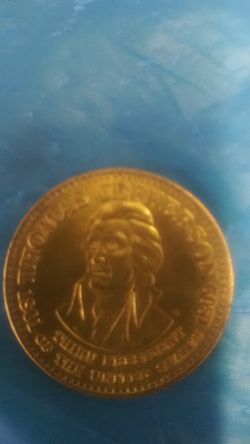 Thomas Jefferson George Washington Cumberland and silver penny