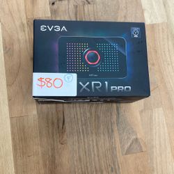 EVGA XR1 Pro Capture Card, 1440p/4K HDR Capture/Pass Through, Certified for OBS, USB 3.1, ARGB, Audio Mixer, PC, PS5, PS4, Xbox Series X and S, Xbox O