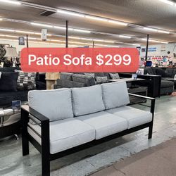 🔥Hot Deal🔥Deep Seat Aluminum Outdoor Patio Sofa $299, Matching Loveseat Available 