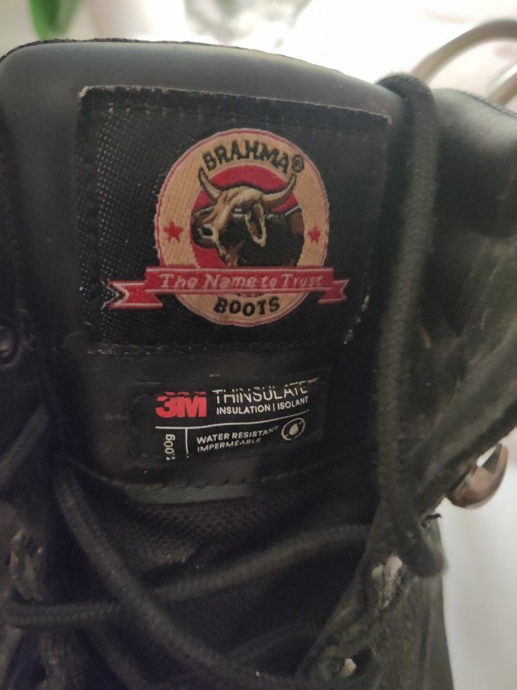Steel Toe Work Boots 10w