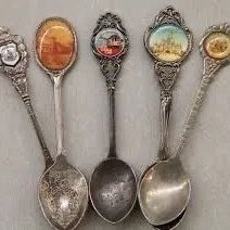 More Than 100 Antique Spoon Collection with Dispay