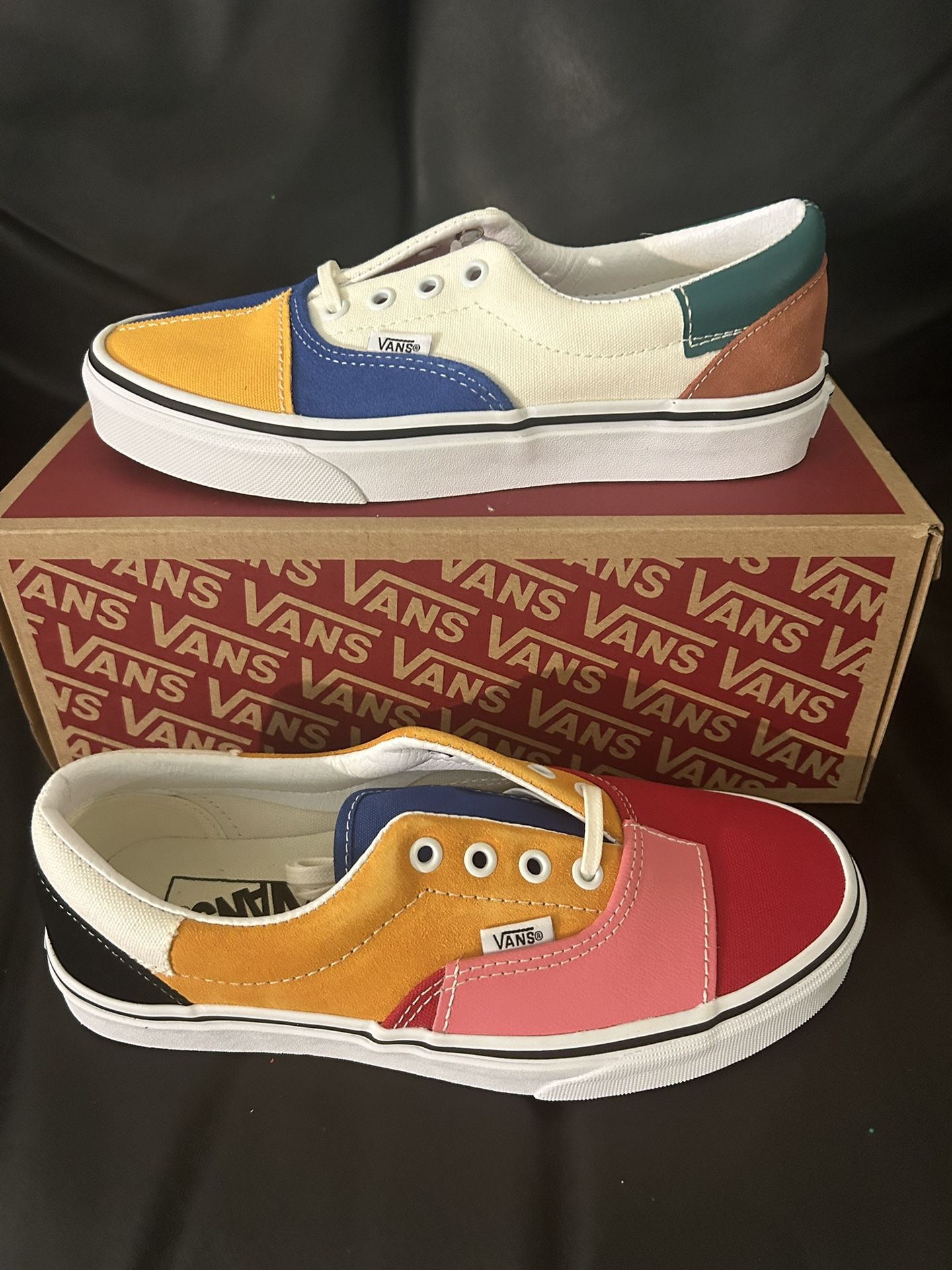 Vans Lace Up Patchwork Men’s Size 6 Women’s 7.5