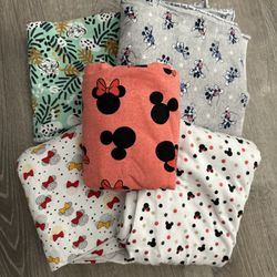 Lots Of Disney Fabric For Sale -these 5 For $75
