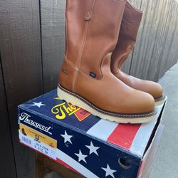 Thorogood AMERICAN HERITAGE – TOBACCO PULL-ON WELLINGTON SIZE 9.5D