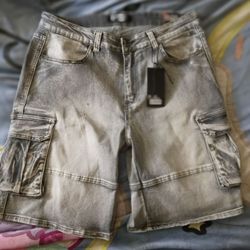 Men's denim jean shorts size 36