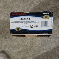 1/2 HP Red Lion Pump Control Box