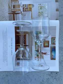 Beautiful Vintage Wine Glasses Set of 2