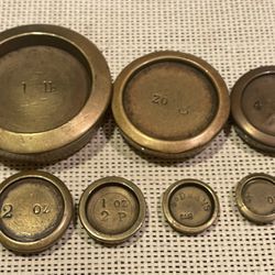 Vintage weights for scales