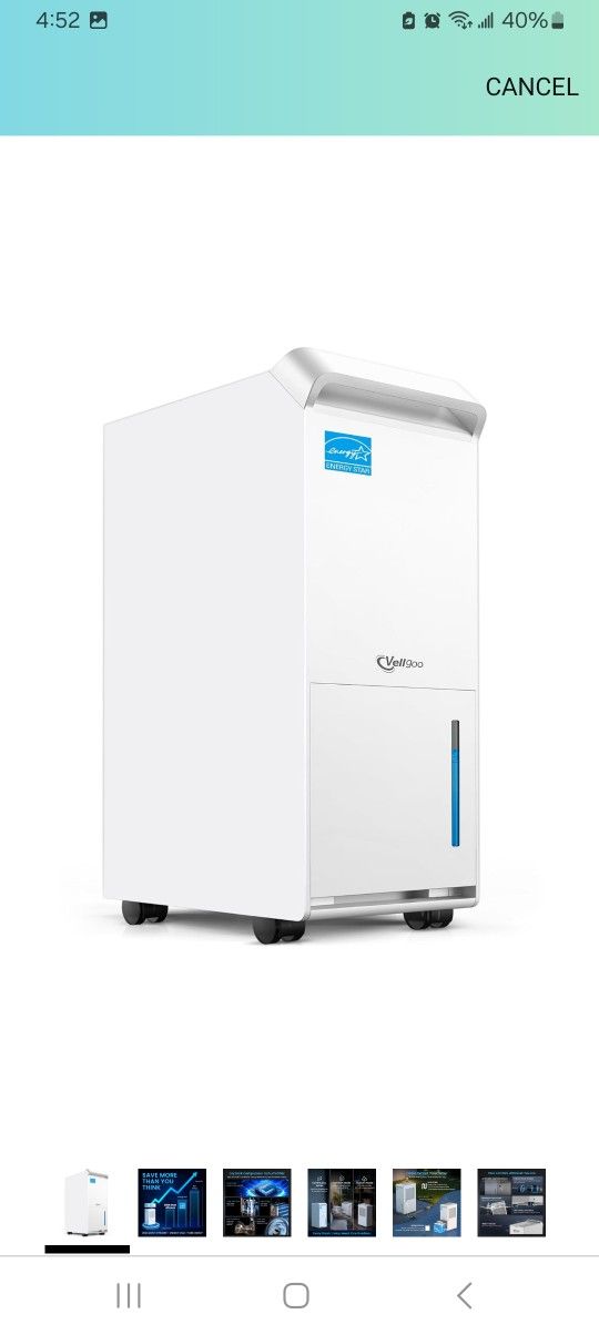 4500 Sq Ft Vellgoo Dehumidifier $200