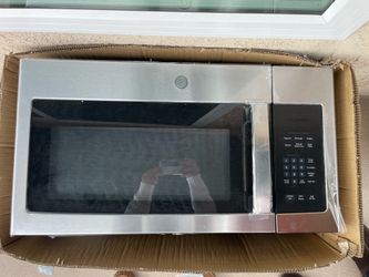GE 1.6 cu. ft. Over-the-Range Microwave in Stainless Steel