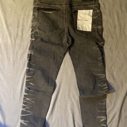 Black Purple Jeans