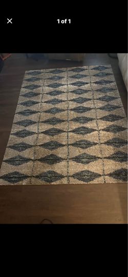Gentle used area rug