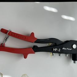 Bluepoint Marson HP-2 Hand Rivet Gun Klik Fast Red Grip