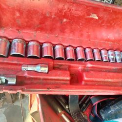 Vintage TRW Half Inch Drive Socket Set Missing A Couple Pieces