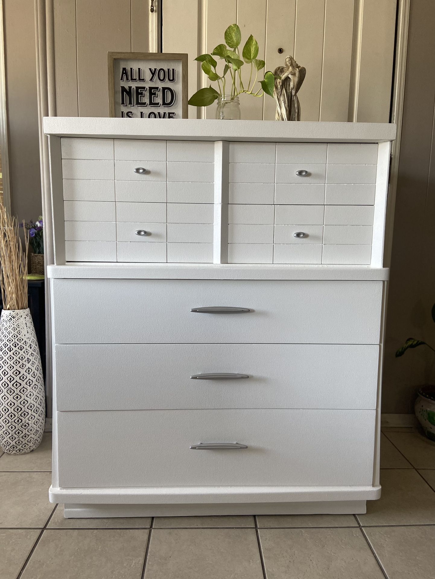 SOLID  WOOD TALL DRESSER