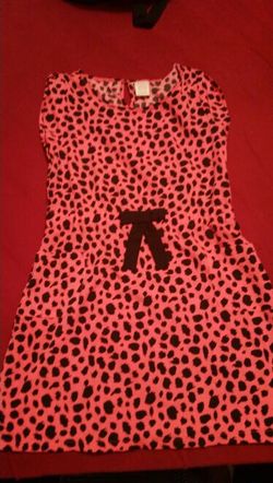 Size 10-12 girls leapord dress