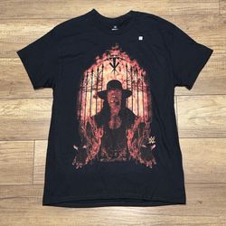 WWE Legends The Undertaker Tee Hells Gate Double Sided T Shirt Mens Medium NEW!