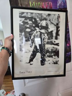 Framed "Picky Picky" Photo Print by Cynthia Lake