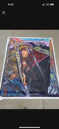Original Large Wall Art Spanish Matador Painting
