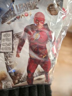 Justice League The Flash Muscle Chest Costume