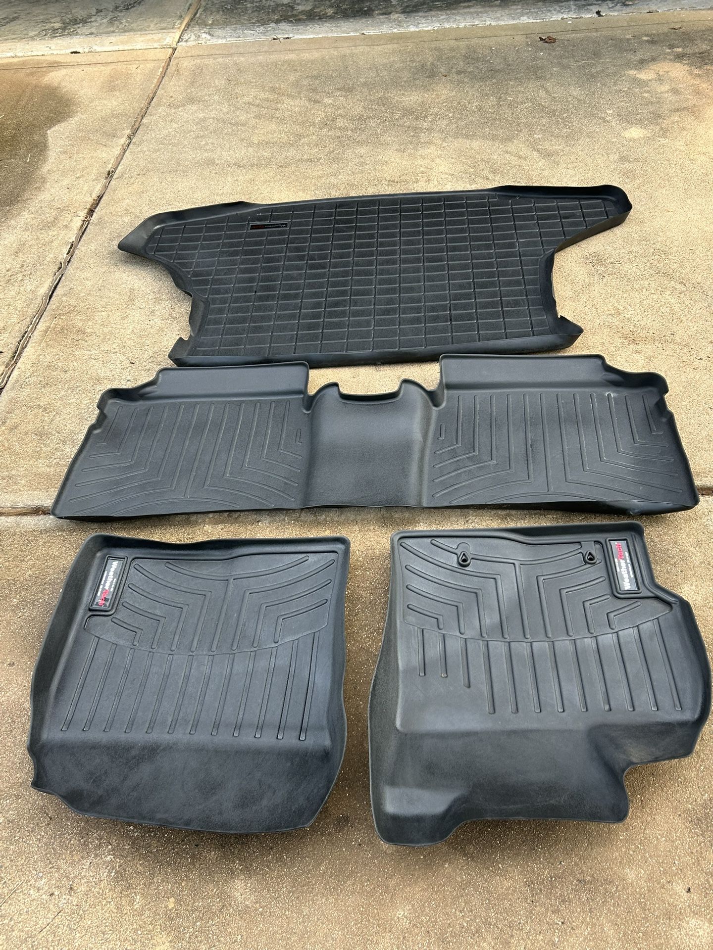Weather Tech Floor Mats Entire Set Toyota