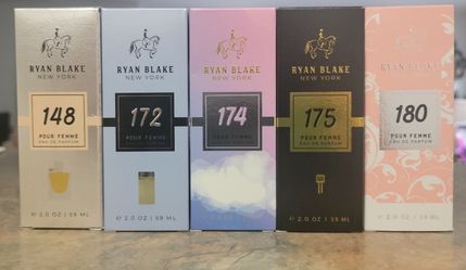 RYAN BLAKE WOMENS EAU DE PARFUMS #148 #172 #174 #175 #180 $15 EACH. O.B.O OR $60 FOR ALL