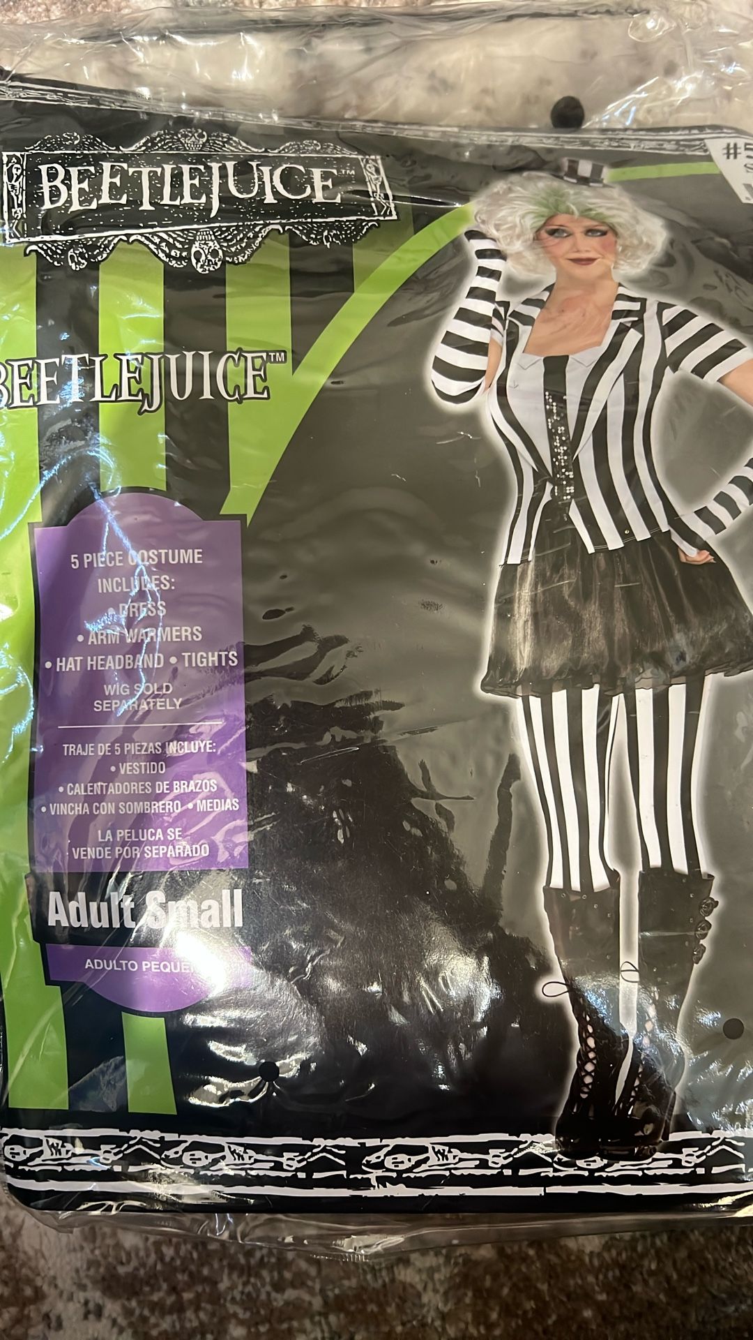 Beetlejuice Halloween Costume