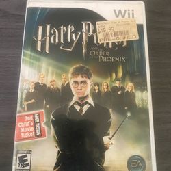 Harry Potter, and The Order of The Phoenix Wii