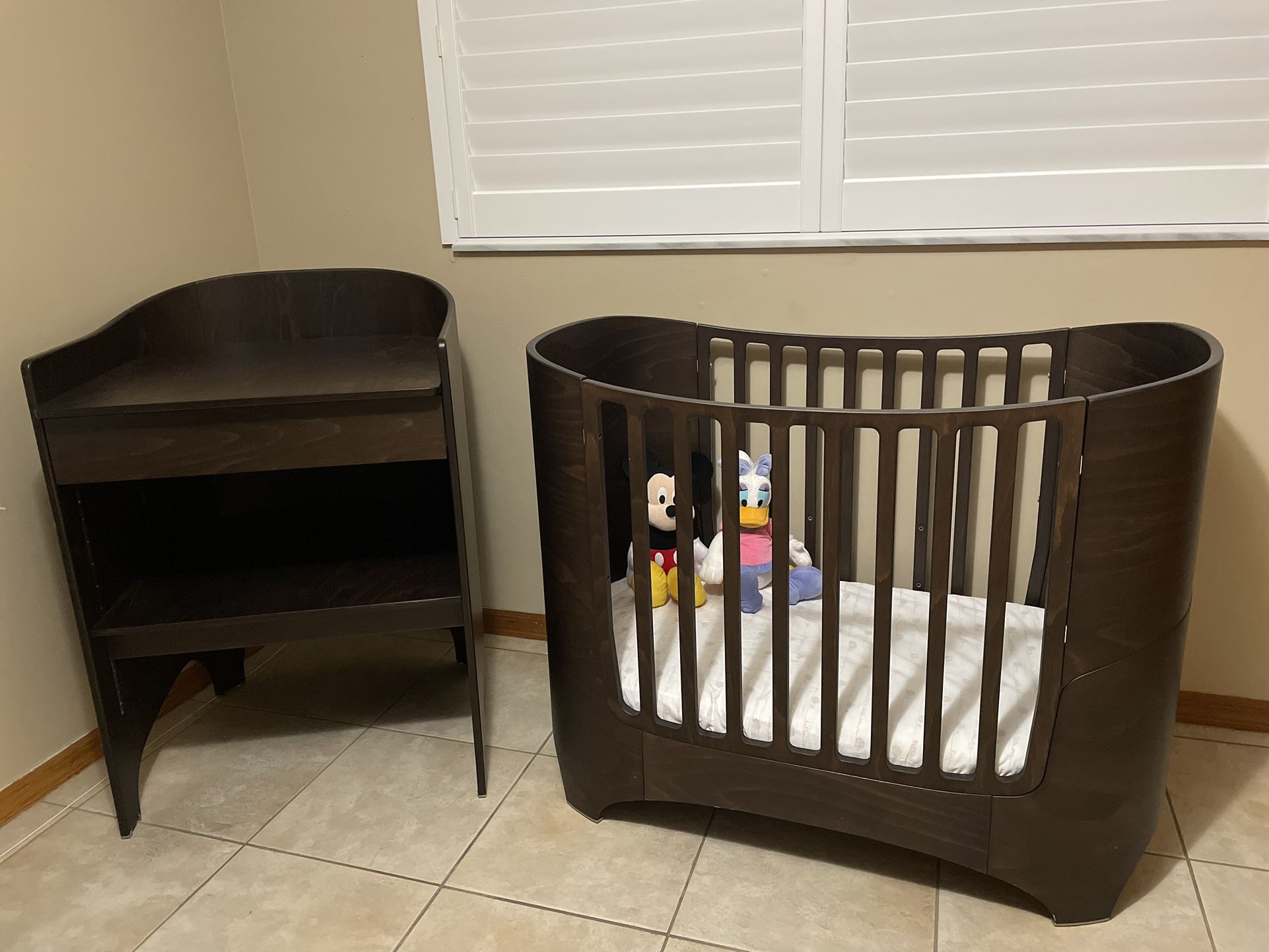 Baby Crib and Changing Table