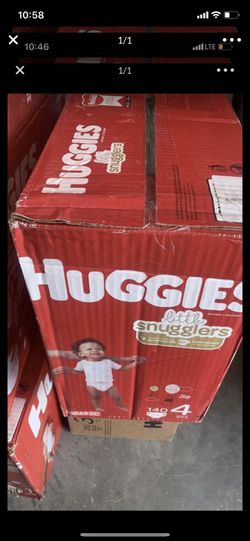 Huggiels little snugglers size 4 , 140 count