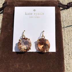 Kate spade crystal earrings
