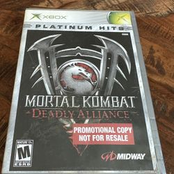 Mortal Kombat Deadly Alliance Promotional Copy NFR PH Xbox Complete CIB