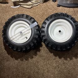 Heavy Duty Tires. 16” From Tread To Tread