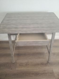 Gray Wood Desk pottery barn
