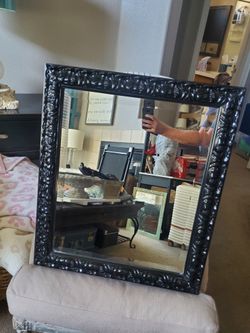 Black Framed Mirror
