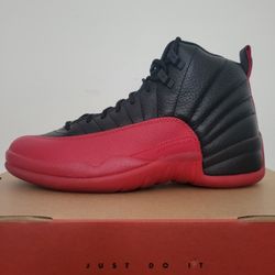 Air Jordan 12 Retro Flu Game (2025) Black/Red ✅️ Size 9.5 Men's 🆕️ DS, Brand New, 💯% Authentic Guaranteed 🔸️Nike AJ12 XII 🔥🔥🔥