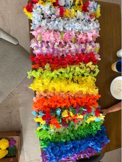 Leis and Tropical Decor